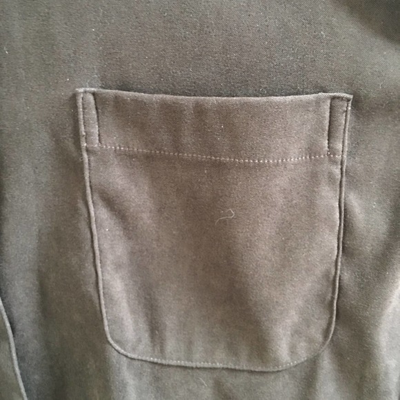 Women's Bridgewater Studio Long Sleeved Chocolate Brown Button Shirt, Size XLP - Picture 5 of 7